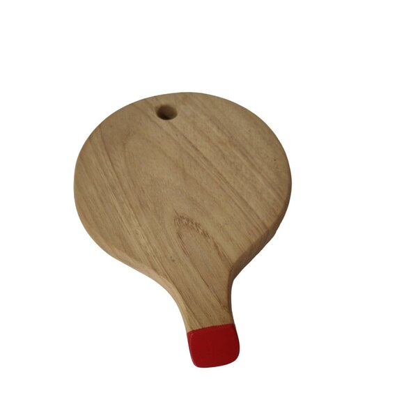 DA Brand Set of 2 Wood Serving Platters Charcuterie Board Paddles Carrying Bag - Picture 6 of 6